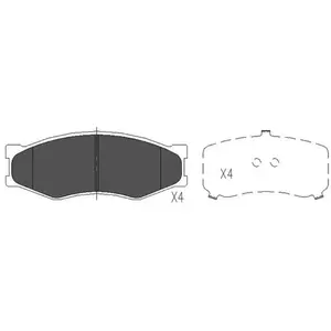 Remblokken set KBP6522 Kavo parts pas cher