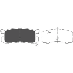 Kavo parts Remblokken set pas cher