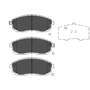 Remblokken set KBP6528 Kavo parts pas cher