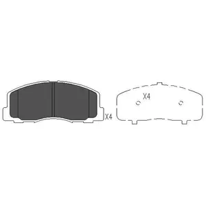 Remblokken set KBP5523 Kavo parts pas cher
