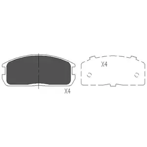 Remblokken set KBP5524 Kavo parts pas cher