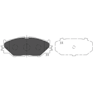 Remblokken set KBP9094 Kavo parts pas cher