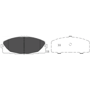 Remblokken set KBP9089 Kavo parts pas cher
