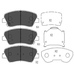 Remblokken set KBP3030 Kavo parts pas cher