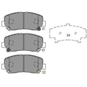 Remblokken set KBP4563 Kavo parts pas cher