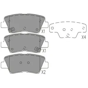 Remblokken set KBP3045 Kavo parts pas cher