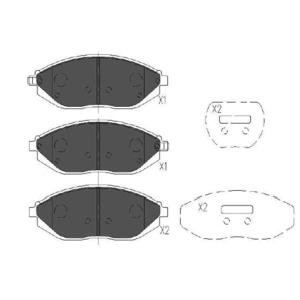 Remblokken set KBP1017 Kavo parts pas cher