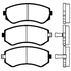 Remblokken set BP6556 Kavo parts pas cher