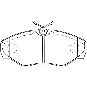 Remblokken set BP6601 Kavo parts pas cher