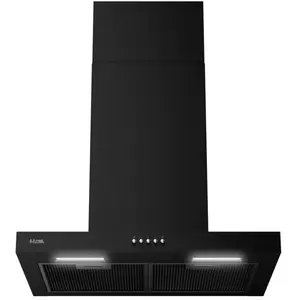 ETNA AB360ZT - Blokmodel schouwkap - 60 cm - Matzwart - A++ pas cher