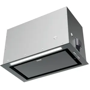 ETNA AI752ZT - Inbouw afzuigkap - 52 cm - Mat zwart - 650 m³/h - Energielabel B - Verlichting met LED strip pas cher