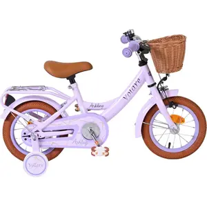 Comparateur de prix : Volare Ashley Kinderfiets - Meisjes - 12 inch - Lila
