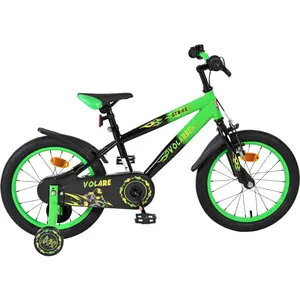 Comparateur de prix : Volare Strike Kinderfiets - Jongens - 16 inch - Zwart Groen