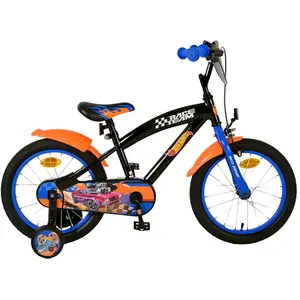 Comparateur de prix : Hot Wheels Kinderfiets - Jongens - 16 inch - Zwart Oranje Blauw