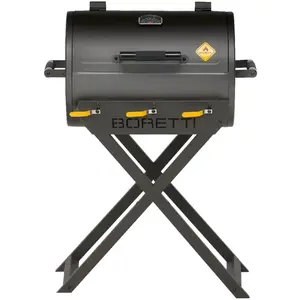 Boretti Addizio Gasbarbecue - 3 Branders - Grilloppervlak 41 x 59 cm - Antraciet pas cher