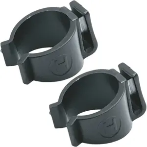 Hesling clip de fixation protège robe 16 mm noir par pièce pas cher