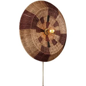 GOOD&MOJO Wandlamp Serengeti - Bruin - Ø60x250cm - Binnen ModernVendu parbol