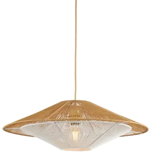 GOOD&MOJO Hanglamp Lumbini - Licht bruin - Ø60x250cm - Modern - Hangla...Vendu parbol