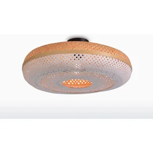 Good & Mojo PALAWAN-Plafonnier Bambou Ø60cm pas cher