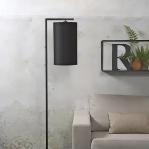 it's about RoMi Vloerlamp Boston - Zwart/Zwart - 30x25x160cm - Bohemia...Vendu parbol