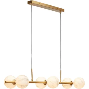 It's About RoMi CARRARA-Plafonnier 6 Lumières Métal/Verre L105cm pas cher