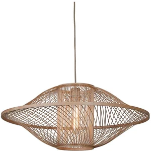 GOOD&MOJO Hanglamp Maui - Naturel - Ø70cm - Bohemian - Hanglampen Eetkamer, Slaapkamer, WoonkamerVendu parbol