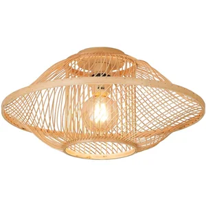 GOOD&MOJO Plafonniere Maui - Naturel - Ø50cm - BohemianVendu parbol
