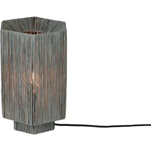 GOOD&MOJO Tafellamp Panama - Lichtgrijs - 36x24x36cm - Bohemian pas cher