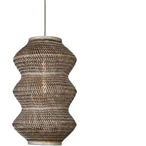 GOOD&MOJO Hanglamp Barbados - Naturel - Ø40cm - Bohemian - Hanglampen Eetkamer, Slaapkamer, Woonkamer pas cher