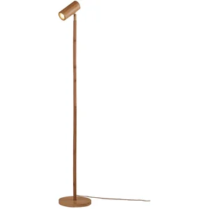 GOOD&MOJO Vloerlamp Java - Naturel - Ø23cm - Bohemian - Staande lampen voor Woonkamer - Slaapkamer