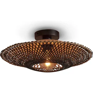 Good & Mojo KALIMANTAN-Plafonnier Bambou Ø44cm pas cher