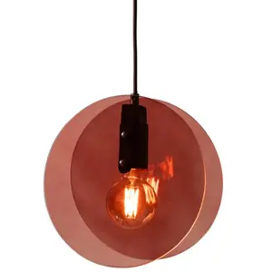 it's about RoMi Hanglamp Toledo - Bruin - 22x25x278.5cm - Modern - Hanglampen Eetkamer, Slaapkamer, Woonkamer pas cher