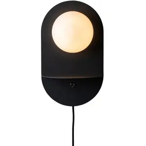 it's about RoMi Wandlamp Tokyo - Zwart - 14x20x34cm - Binnen Modern