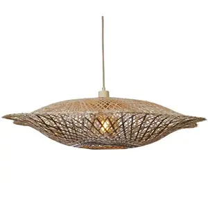 GOOD&MOJO Hanglamp Madura - Naturel - Ø22cm - Bohemian - Hanglampen Eetkamer, Slaapkamer, WoonkamerVendu parbol