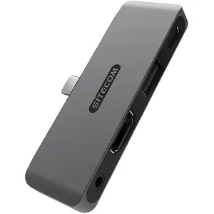 Sitecom Adaptateur Multiport 4-en-1 Pour Ipad Argenté / Noir (ac-1004) pas cher