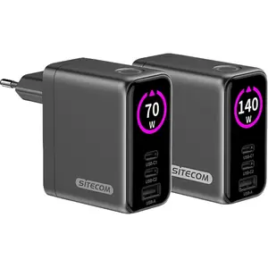 Comparateur de prix : Sitecom Chargeur Mural Pd 70 W Avec Affichage Led