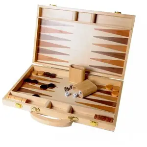 Buffalo Longfield Games Backgammon en bois 48 x 38 cm pas cher