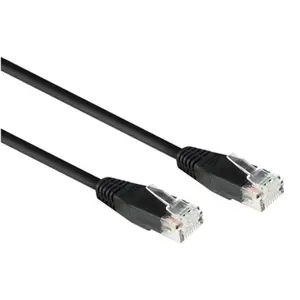 Comparateur de prix : ACT Zwart 2,0 meter U/UTP CAT6 netwerkkabel met RJ45 connectorenAC4002