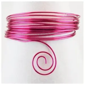 Vaessen Creative Aluminium Draad - 1,5mm - 5m - Sterk roze pas cher