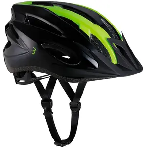 BBB Condor BHE-35 Casque de cyclisme pour homme et femme Visière amovible et Insectnet VTT et vélo de route Noir/Jaune fluo Taille L (58-61,5 cm) pas cher