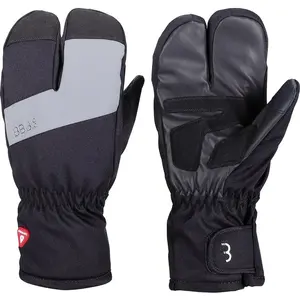 BBB Cycling SubZero 2 x 2 Fietshandschoenen Winter - Thermo Fiets Handschoenen Waterdicht & Winddicht - Zwart - Maat L - BWG-35 pas cher