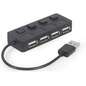 Gembird Hub USB 2.0 4 ports avec commutateurs (USB-A, 4 Ports), Statio... pas cher