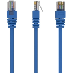 Cordon de raccordement - GEMBIRD - PP12-3M/B - CAT 5e - 3 m - Bleu pas cher