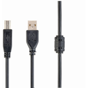 Gembird Cablexpert Cable Imprimante usb a/b 1,80m Noir en bulk (CCF-USB2-AMBM-6) pas cher