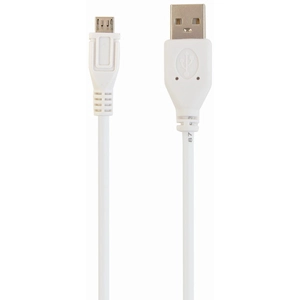 Gembird Cablexpert - Câble USB - Micro-USB de type B (M) pour USB (M) - 50 cm - moulé - blanc pas cher