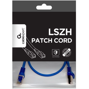 Gembird Cablexpert - Cordon de raccordement - RJ-45 (M) pour RJ-45 (M) - 50 cm - SFTP - CAT 6a - sans halogène, moulé - bleu pas cher