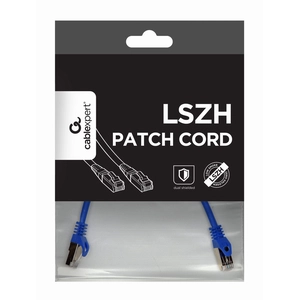 Gembird PP6A-LSZHCU-B-0.25M câble de réseau 0,25 m Cat6a S/FTP (S-STP) Bleu pas cher
