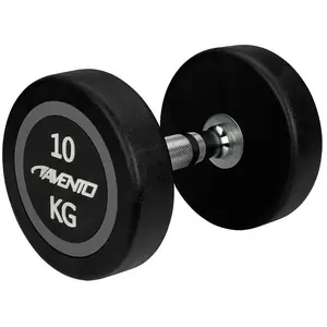 Avento Dumbbell - Halter 10 kg - Zwart/Staal pas cher