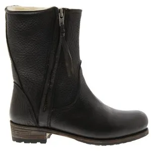 Bottes dhiver pour femme Blackstone EW74 en cuir robuste et doublées de peau de mouton pas cher