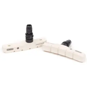 Elvedes Witte V-brake remblokken - Clean White Compound - 25 paar - Krachtige remprestaties - Geen residu pas cher